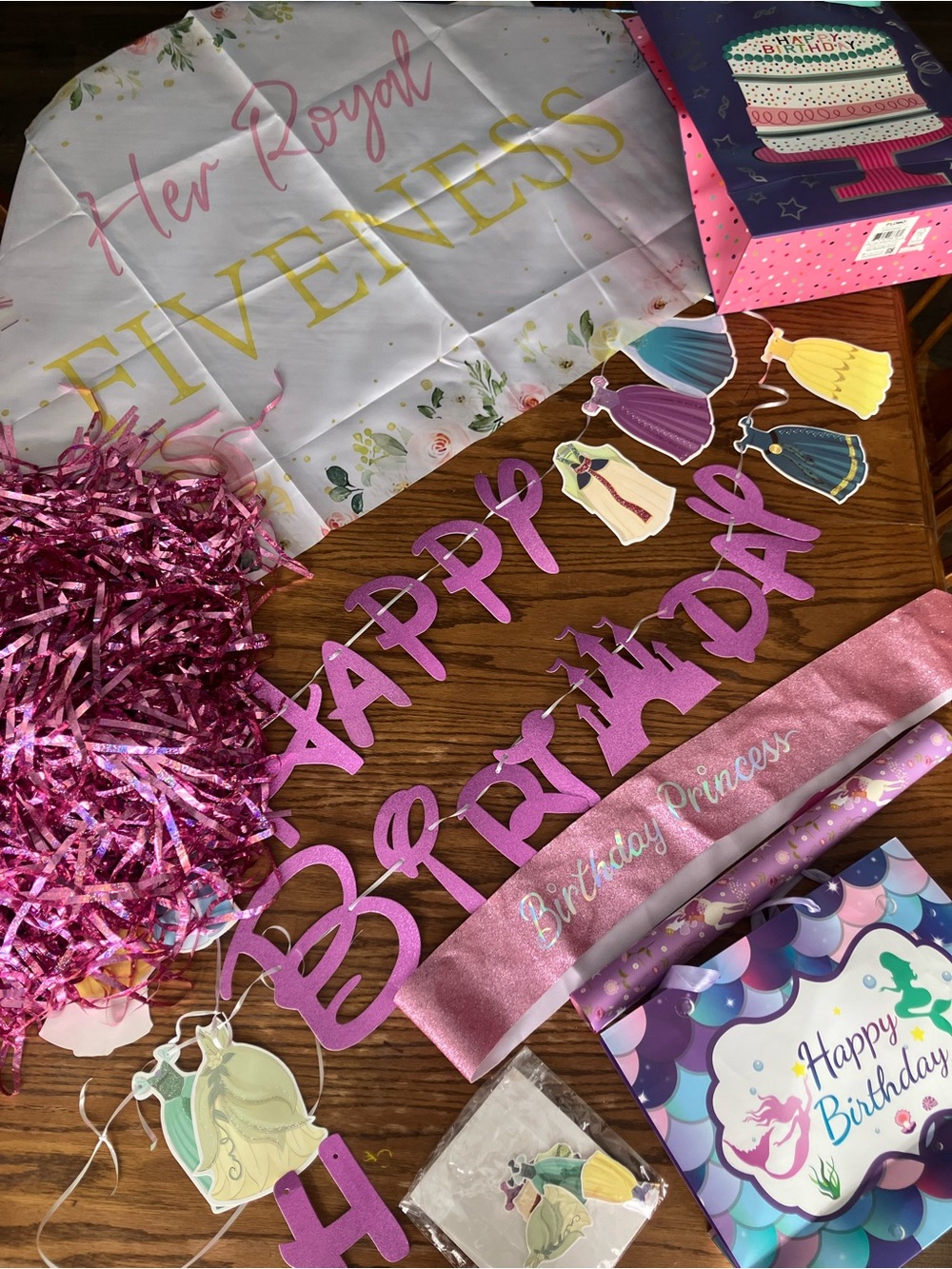 Birthday Princess Party Kit - Pink & Gold